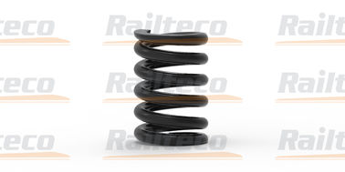 High Stretchability Railway Spare Parts , Custom Steel Compression Coil Spring