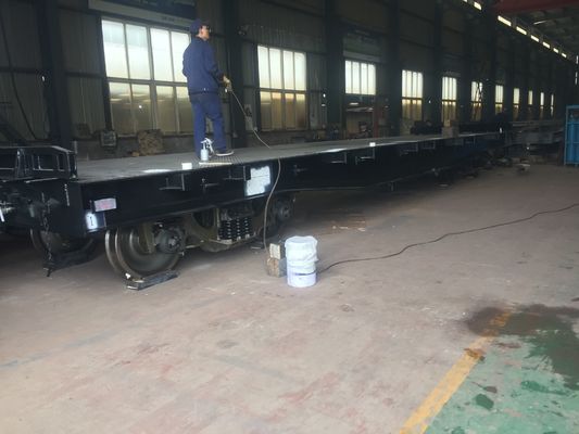 Railway Container Wagon Flat Wagon Loading Multiple Cargoes