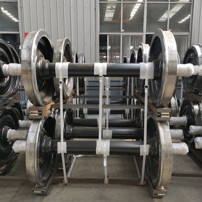 Forged Steel BA004 920mm Railway Wheel Set For Y25 Bogie