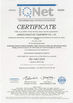 China Jiangsu Railteco Equipment Co., Ltd. certification