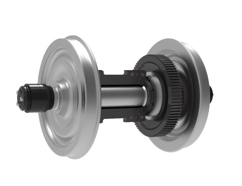 Railway Wheelset With Power U20 Locomotive Wheelset Railroad Loco Wheel Axle Assembly