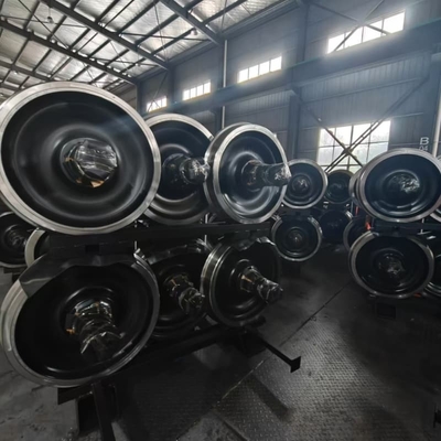 840mm Railway Wheel Set For Wagons 22.9T/25T Axle Load Wagon Wheelset