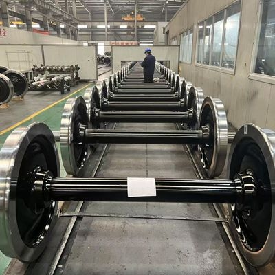 1000mm Railway Wheel Set For Wagons 22.9T Axle Load Wagon Wheelset