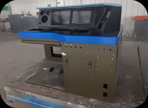 Efficient shunting driver control room