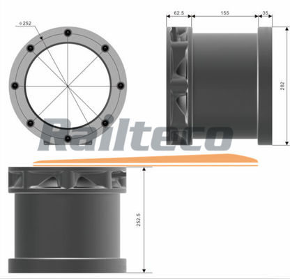 Y32MS Railway Bogie Axle Box